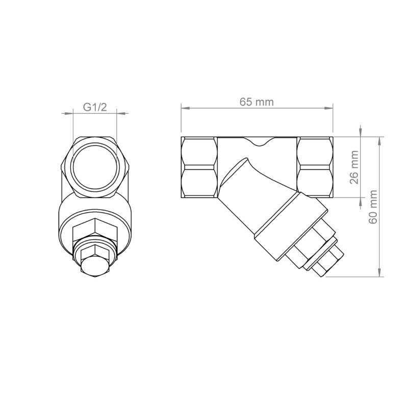 Y-Filter kompatibel zu Baumerhhs®/hhs®