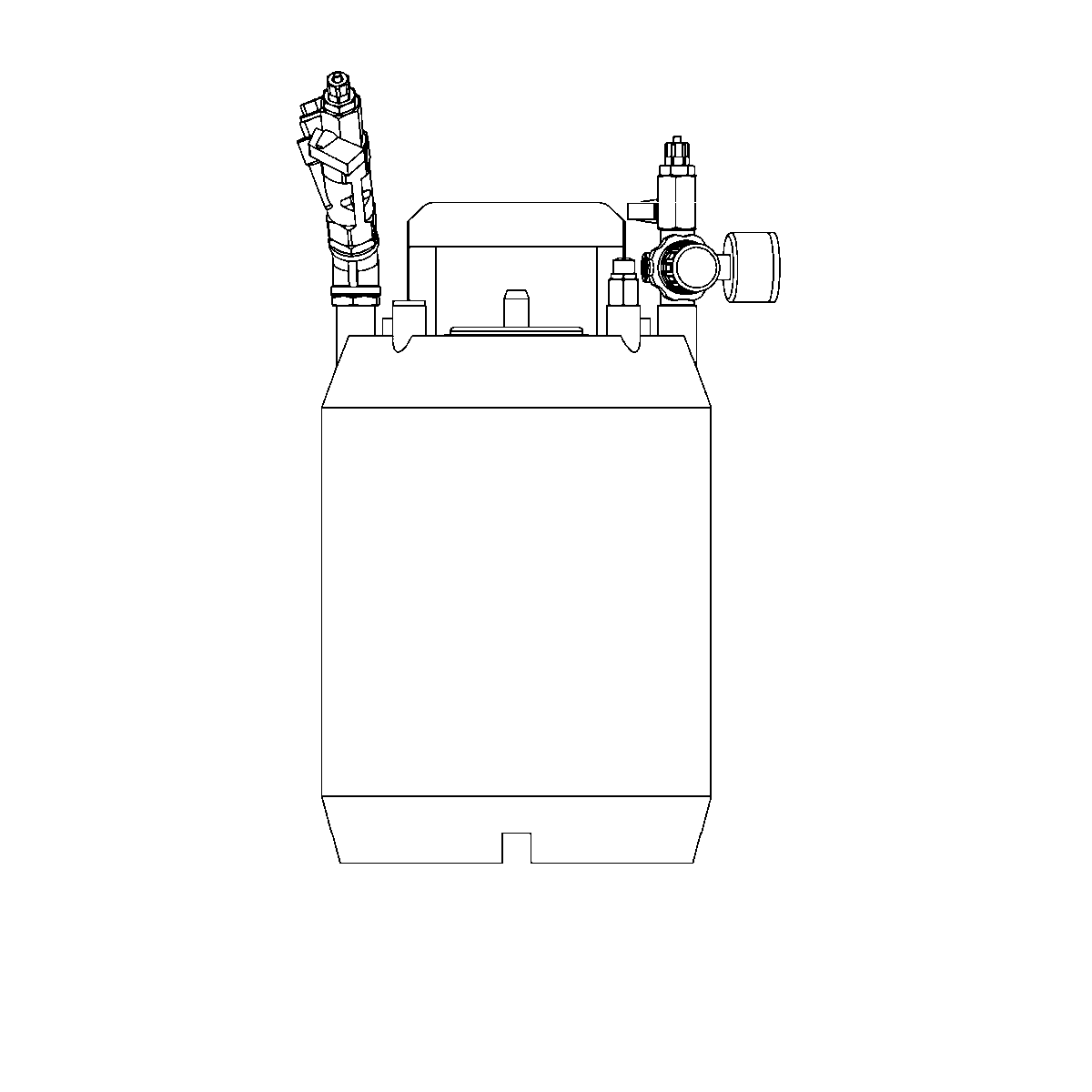 Druckbehälter 10l Kompatibel zu Baumerhhs®/hhs®, Nordson®, Robatech®, Bühnen®, Puffe®, Meler®, ITW Dynatec®/Inatec®, ValcoMelton®