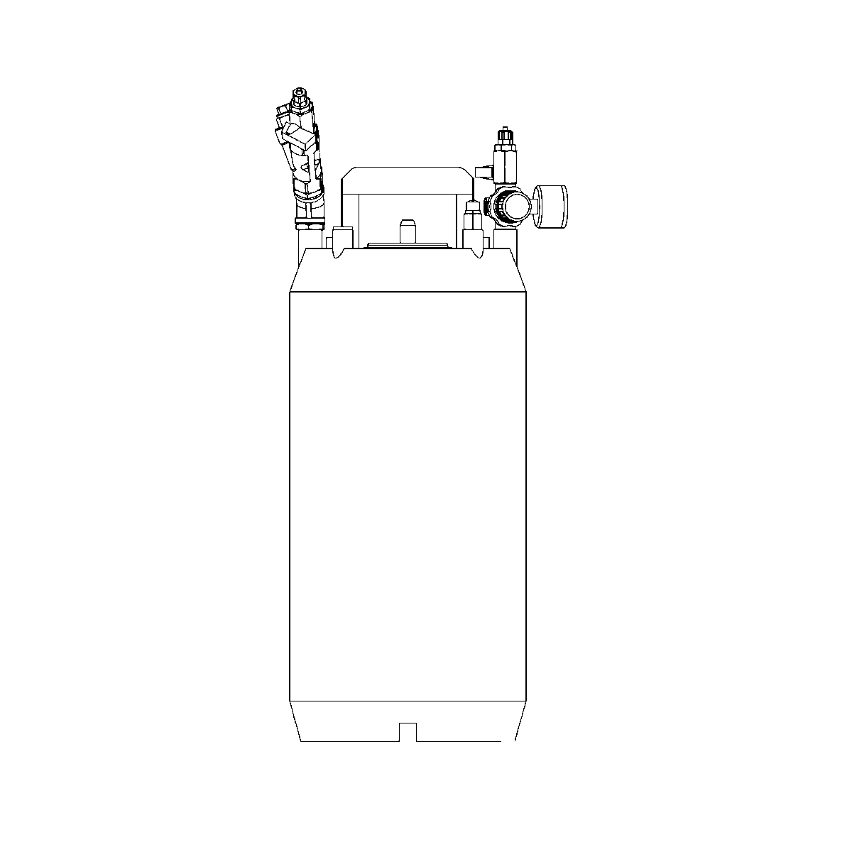 Druckbehälter 20l Kompatibel zu Baumerhhs®/hhs®, Nordson®, Robatech®, Bühnen®, Puffe®, Meler®, ITW Dynatec®/Inatec®, ValcoMelton®