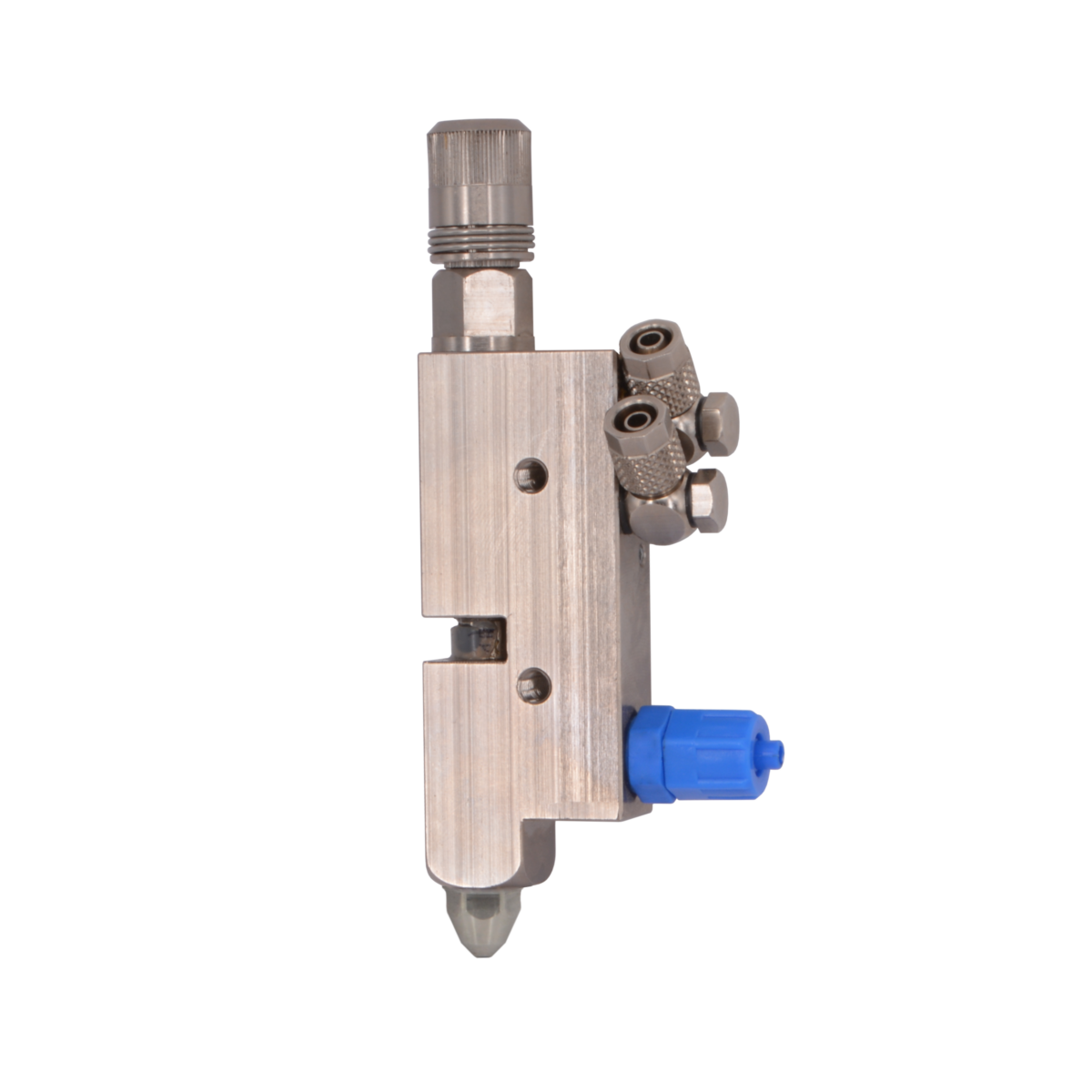 Glue valve MMKD-400 KV-RA L/L Compatible with Baumerhhs®/hhs®, Nordson®, Robatech®, Bühnen®, Puffe®, Meler®, ITW Dynatec®/Inatec®, ValcoMelton®